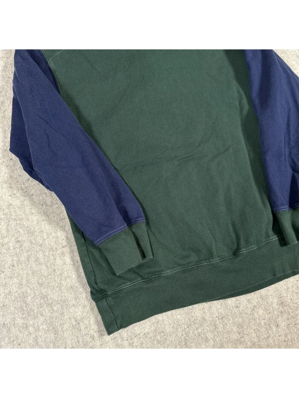 Polo Ralph Lauren Hoodie Youth Medium Rugby Long Sleeve Pullover Crest Green